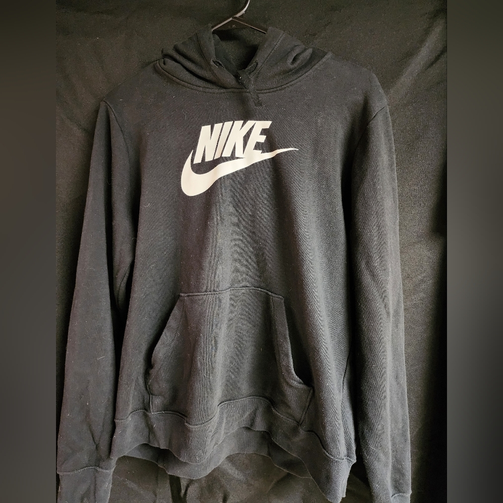 Nike Women's Black Hoodie Sweater